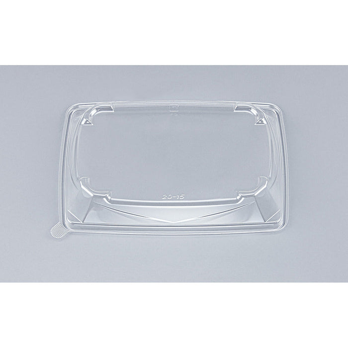 【小ロット対応商品】CZラプレ角丼20-15 透明蓋[50入]