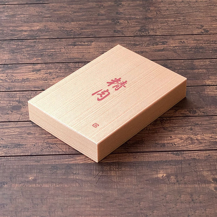 精肉 SP精肉折 大 赤杉 共蓋精肉印刷付[各126セット]
