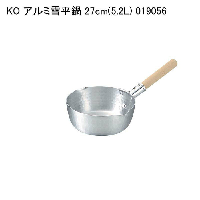 KO アルミ雪平鍋 27cm(5.2L) 019056