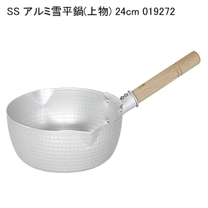 SS アルミ雪平鍋(上物) 24cm 019272