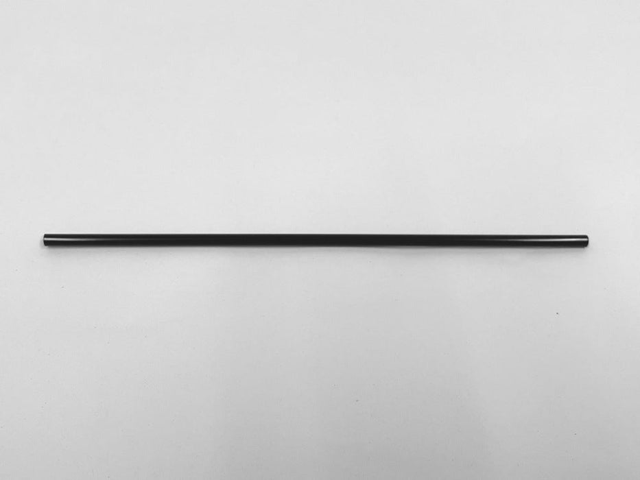 【包装なし】 ストレートストロー 黒 アイスコーヒー用バイオマス 4.5mm×18cm B363[1箱1000本入×5箱] わらおストローバイオマス25