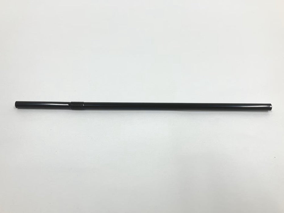 【包装なし】 フレックスストロー 黒 ジュース用 バイオマス 6mm×21cm B466[1箱500本入×5箱] わらおストローバイオマス25