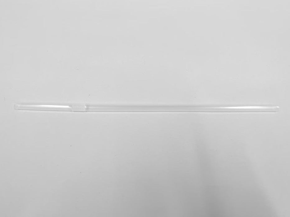 【包装なし】 フレックスストロー クリア ジュース用 バイオマス 6mm×21cm B488[1箱500本入×5箱] わらおストローバイオマス25