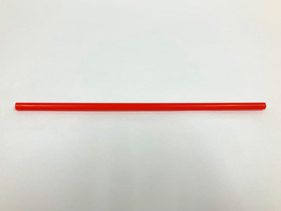 【包装なし】 ストレートストロー 赤 ジュース用 バイオマス 6mm×21cm B500[1箱500本入×5箱] わらおストローバイオマス25