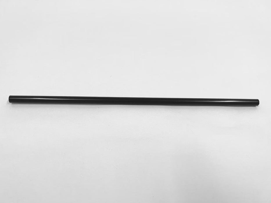 【包装なし】 ストレートストロー 黒 ジュース用 バイオマス 6mm×21cm B504[1箱500本入×5箱] わらおストローバイオマス25