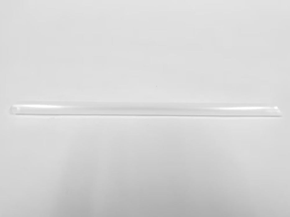 【包装なし】 片先斜めストロー クリア タピオカ蓋突き刺し用 バイオマス 10mm×21cm B782[1箱200本入×5箱] わらおストローバイオマス25