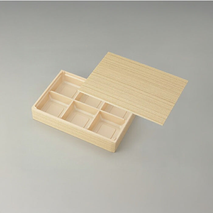 ワン折重 使い捨て 高級弁当容器 ワン折重 90×60杉/J-6IV/共蓋 1ケース(400セット)