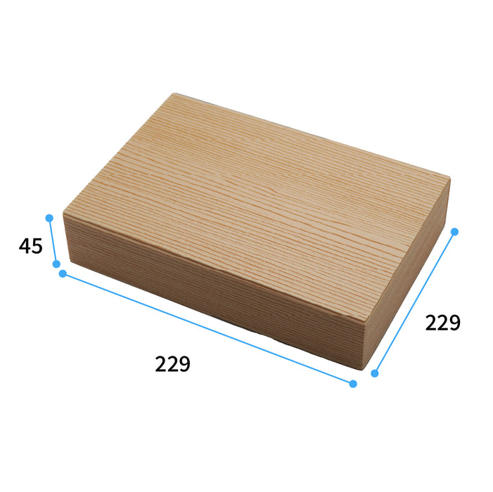 RHF 吉野杉 シャクリ蓋 5仕切 [ケース196入]