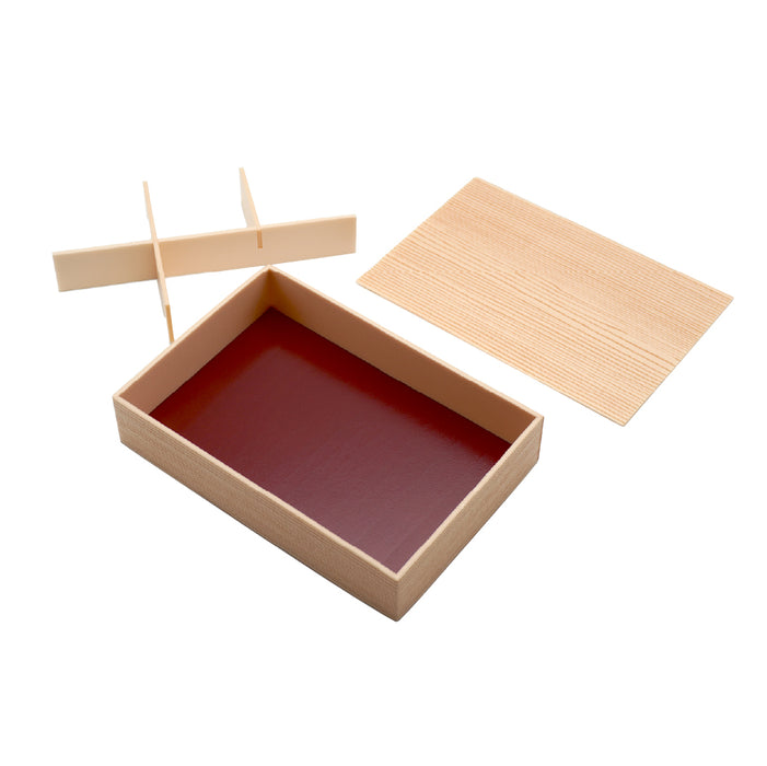 RHF 吉野杉 シャクリ蓋 5仕切 [ケース196入]