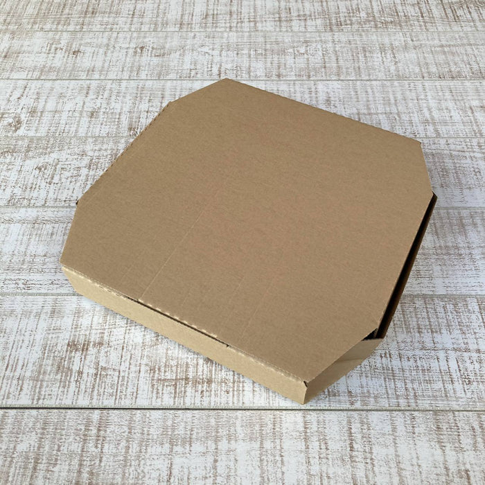 K-SP-2 ピザBOX 10インチサイズ クラフト柄[ケース100枚入] — paquet