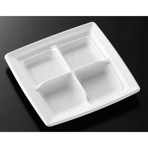 使い捨て容器 CT沙楽 KS18-18-A W身(800枚/ケース)使い捨て 皿 容器 簡易食品容器 業務用 シンプル